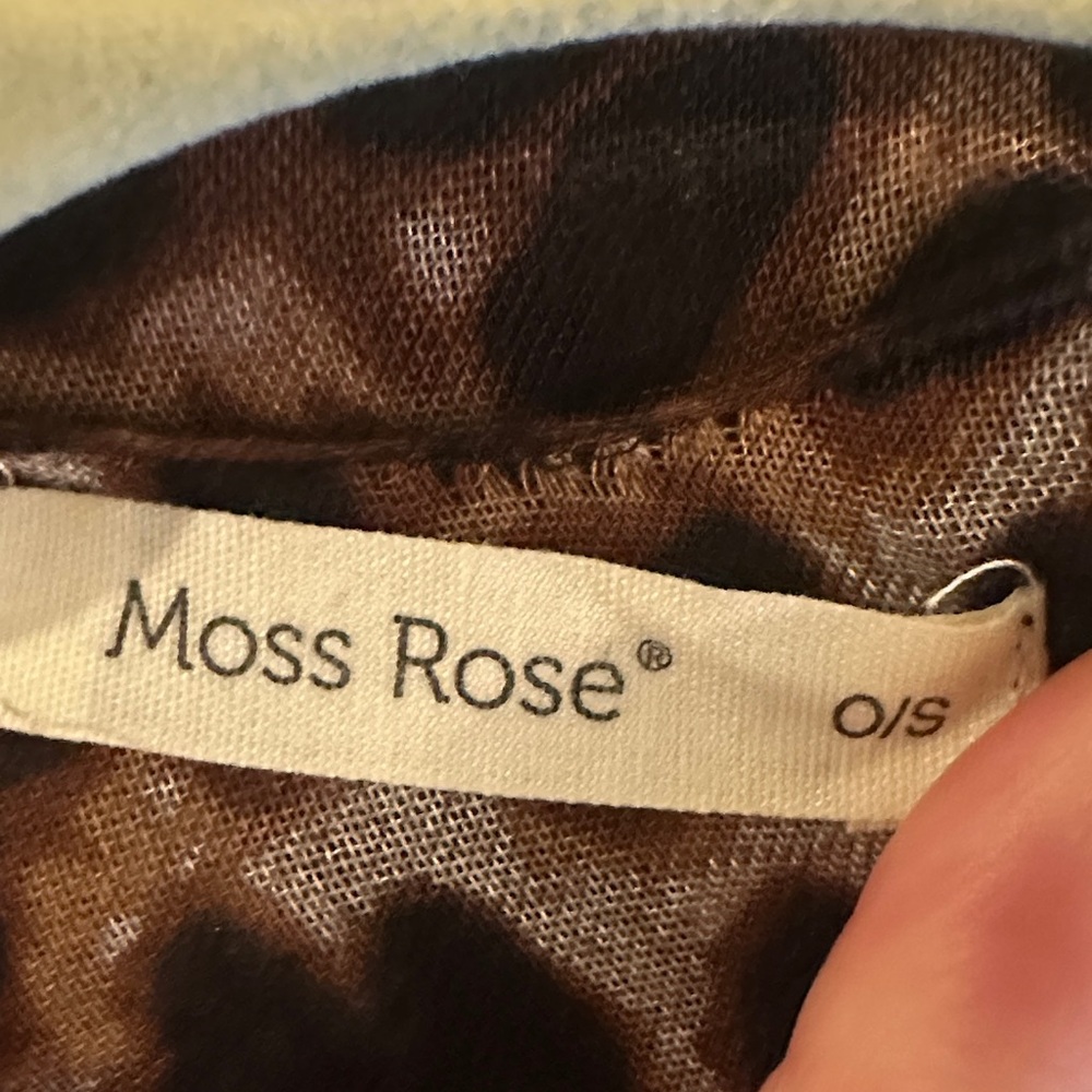 Leopard Print Kimono Cardigan - Picture 2 of 3